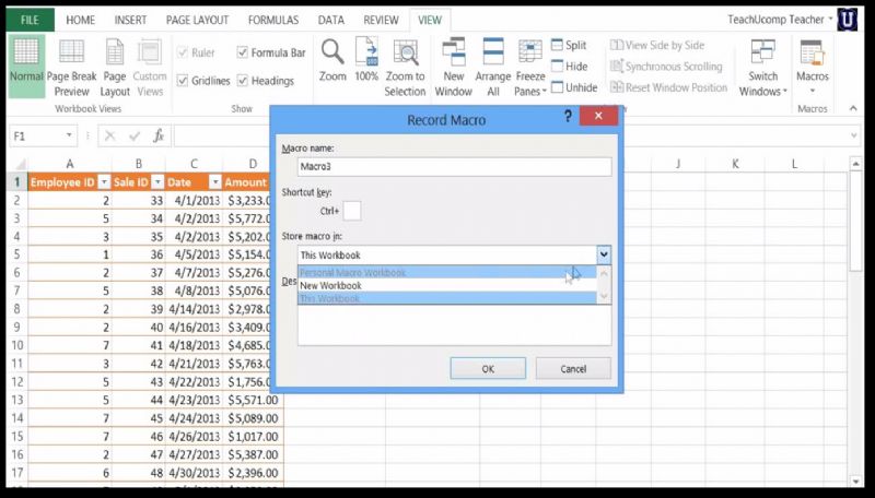 Create Macros with Excel Advanced training courses in Belfast NI