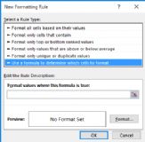 tips & tricks for excel conditional format that checks for data type at mullan training