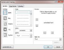 word tips & tricks at mullan training belfast it courses Adding Vertical Lines at the Sides of a Word